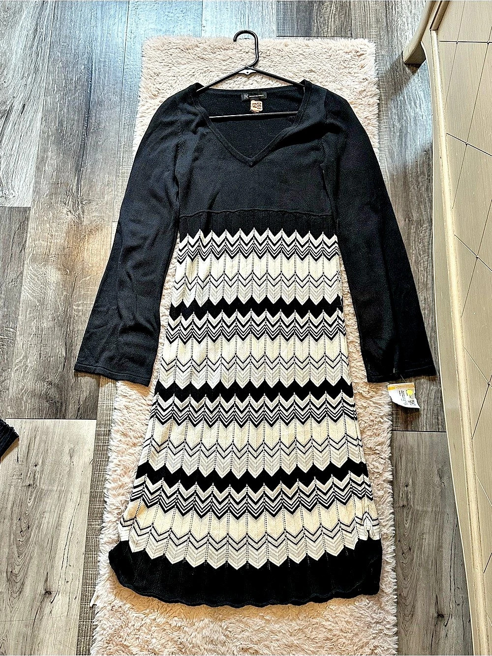 INC International Concepts Women's Geometric Midi Dress Size Large